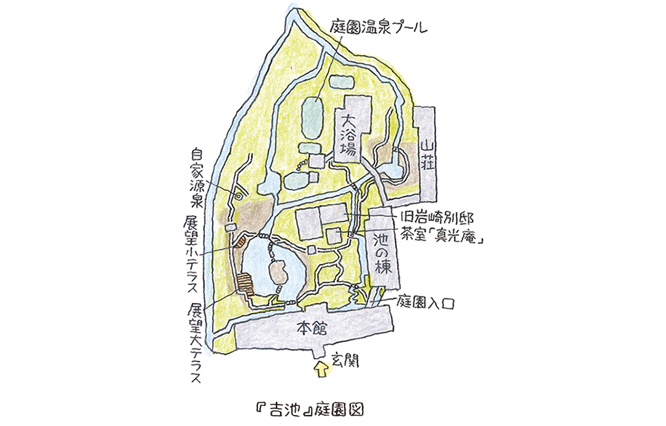 吉池の庭園図
