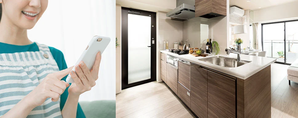 集合住宅の新たなライフスタイル、
便利な暮らしを実現する「IoT」技術。