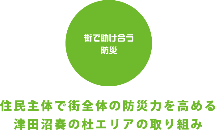 街で助け合う防災｜住民主体で街全体の防災力を高める津田沼奏の杜エリアの取り組み