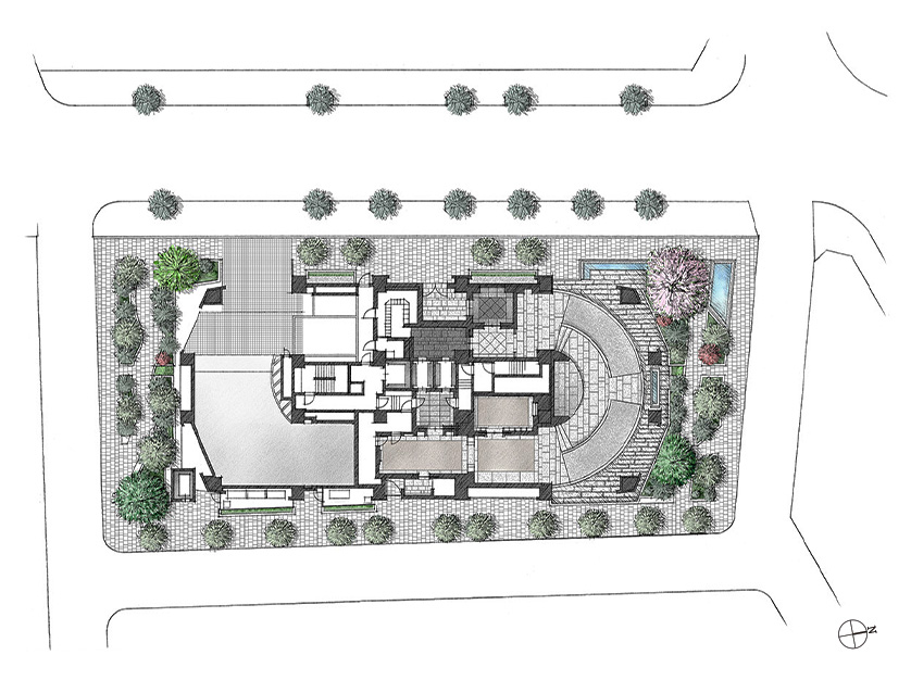 敷地配置イメージイラスト