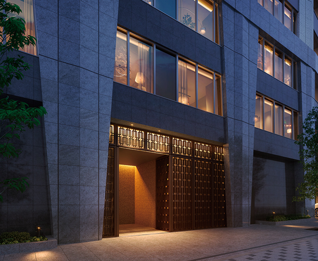 外観（エントランス）完成予想CG