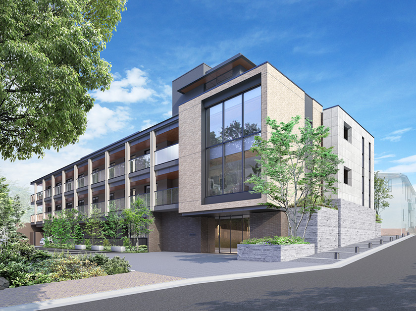 チャームプレミア グラン 御殿山　外観完成予想パース