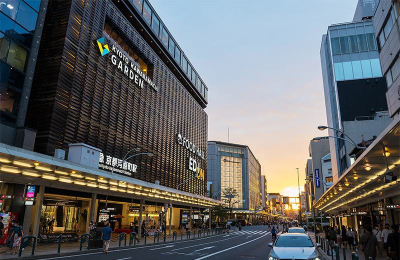 京都河原町駅 界隈（2021年9月撮影）
