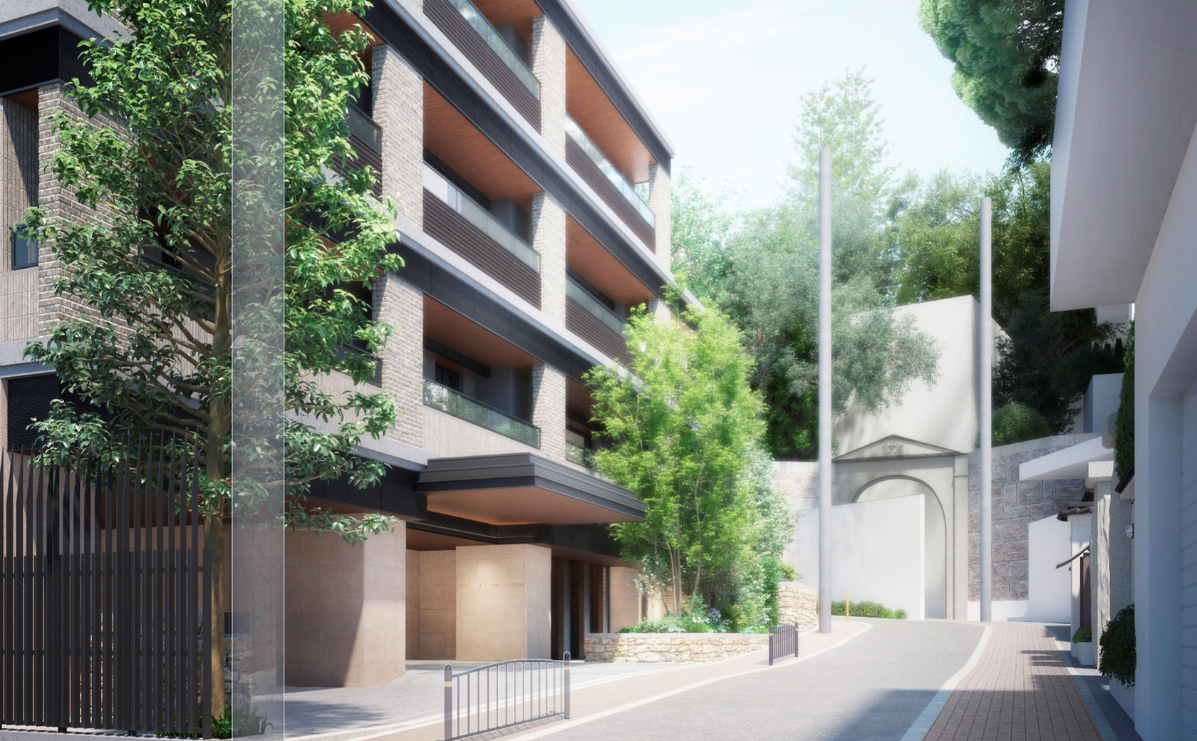 ザ・パークハウス 広尾 外観完成予想CG