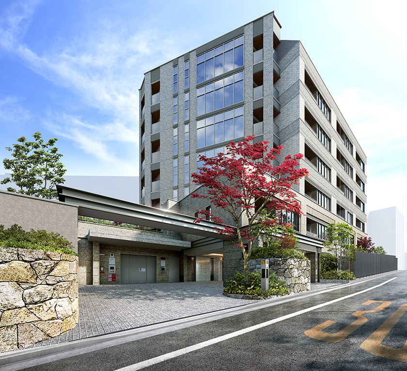 ザ・パークハウス 高輪プレイス　外観完成予想CG