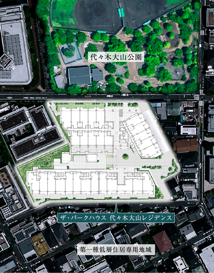 現地周辺航空写真