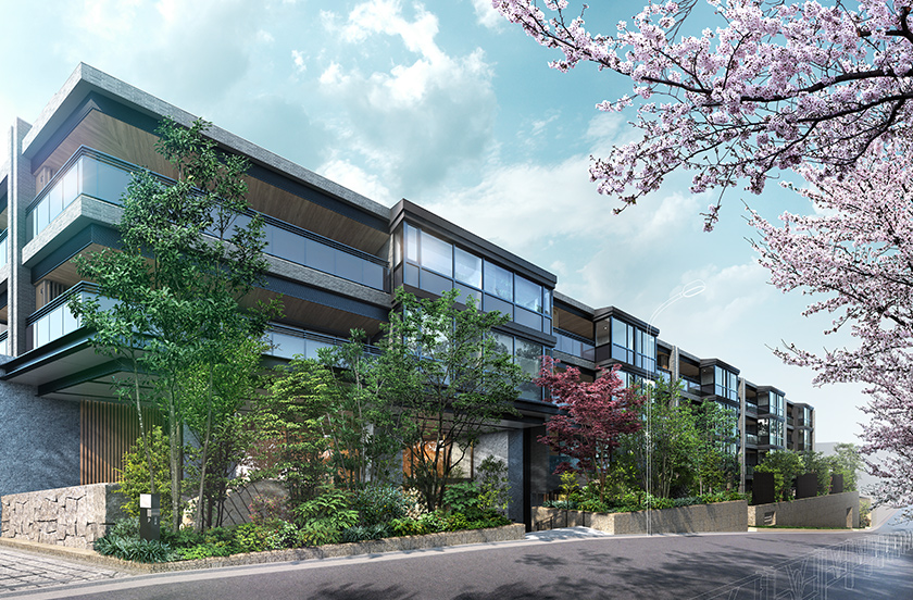 ザ・パークハウス 広尾 外観完成予想CG