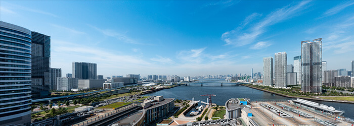 13階相当からの眺望（2022年7月撮影）