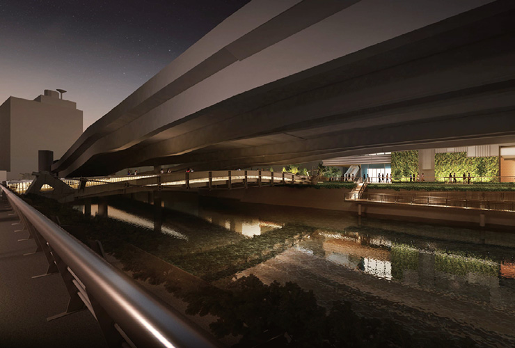 人道橋完成予想CG