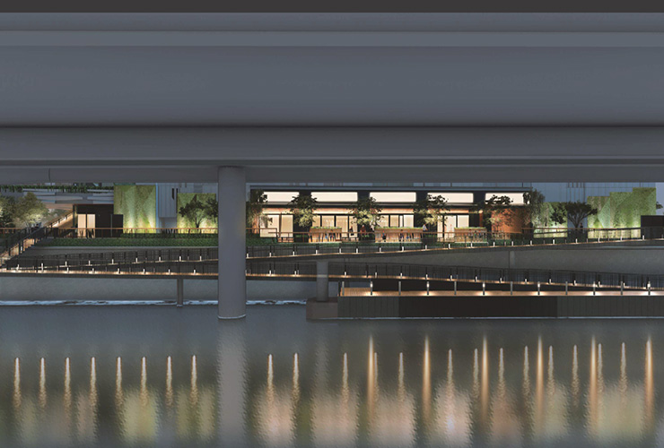 防災船着場完成予想CG