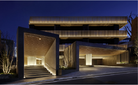 竣工時写真（ザ・パークハウス グラン 神山町/建物外観）