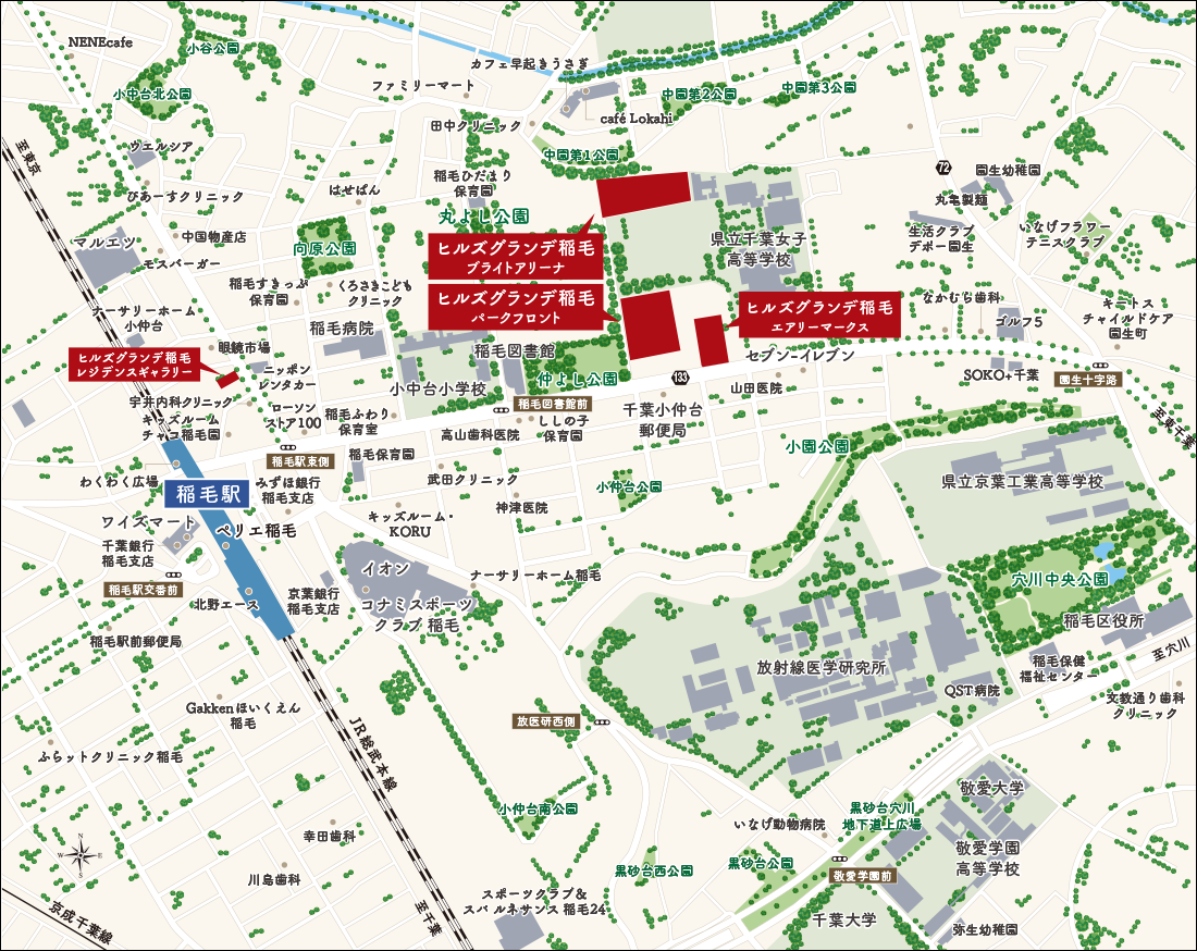 現地案内図