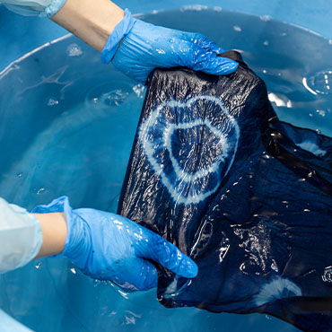 最後に冷水にさらして完成