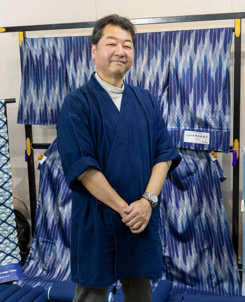 本藍染雅織工房　代表 中西 秀典
