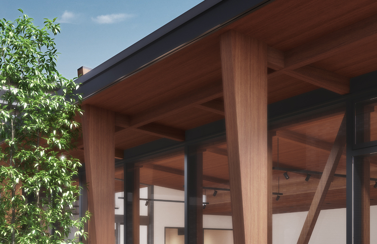 ナラシノヒュッテ完成予想CG