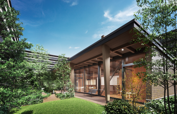 ナラシノヒュッテ完成予想CG