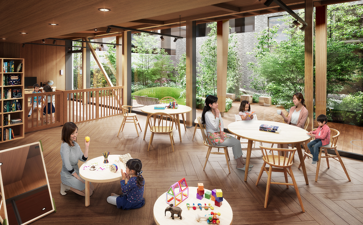 ナラシノヒュッテ完成予想CG