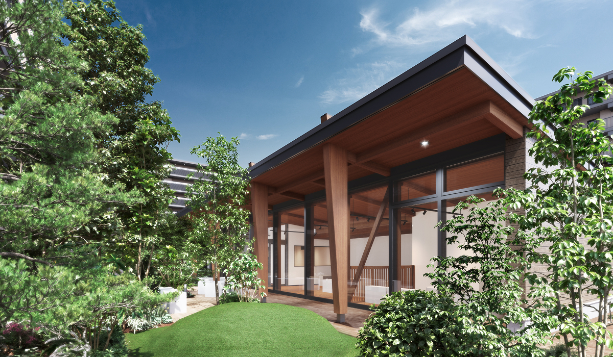 ナラシノヒュッテ完成予想CG