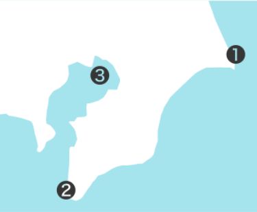 国の潮位観測地点概念図