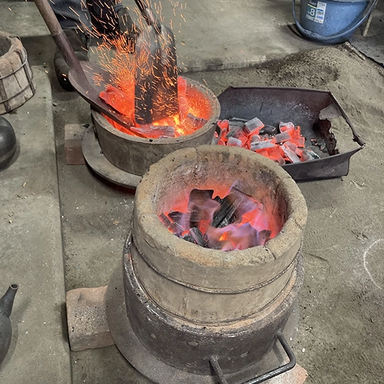 南部鉄器の製造工程