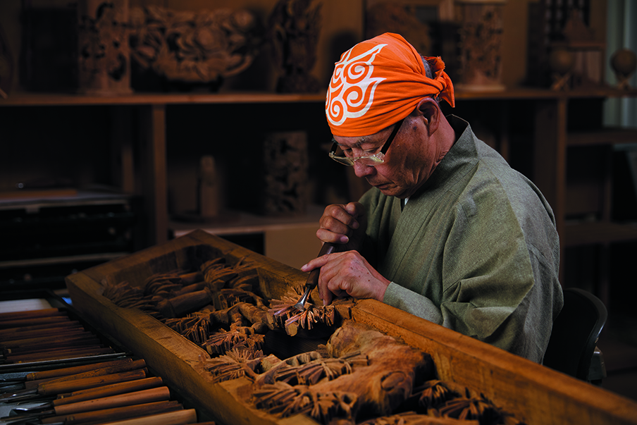 富山「井波彫刻」編