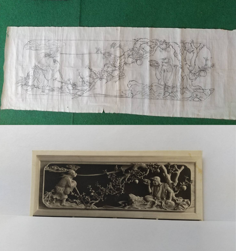 欄間の図案（下絵）