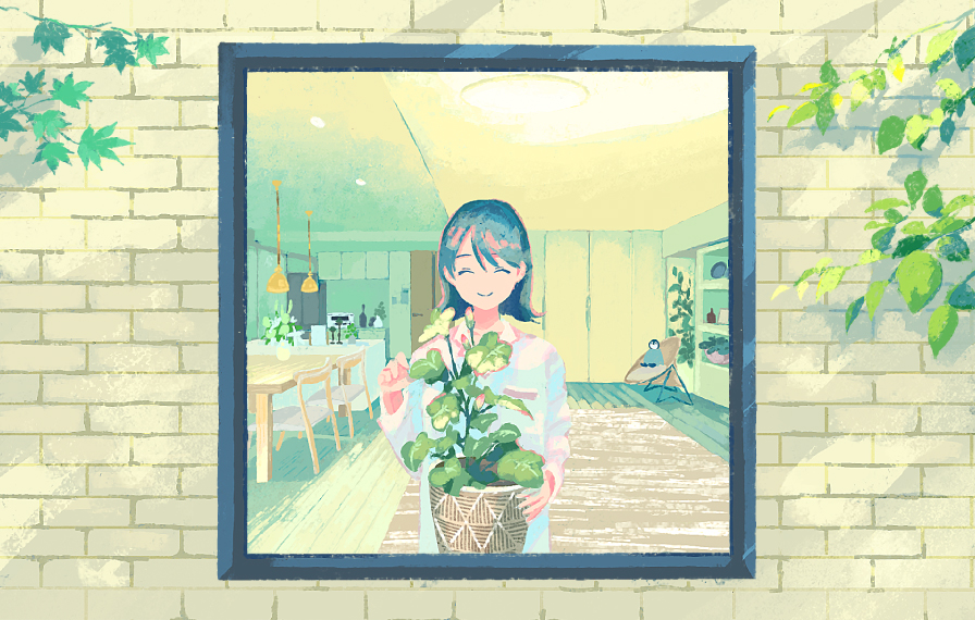 窓辺のみどりさん