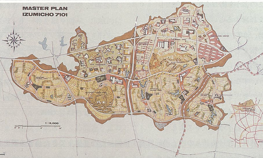 1971年当時のマスタープラン