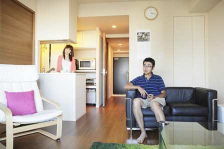 「リビングダイニングルームと一体化したキッチン」は友紀さんの希望