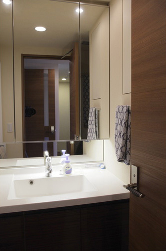 シックで品のよいブラウン系は「好みのカラープランでした」