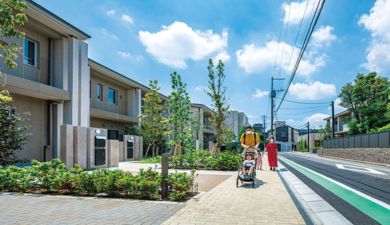 地域をつなぐストリート（歩道状空地）