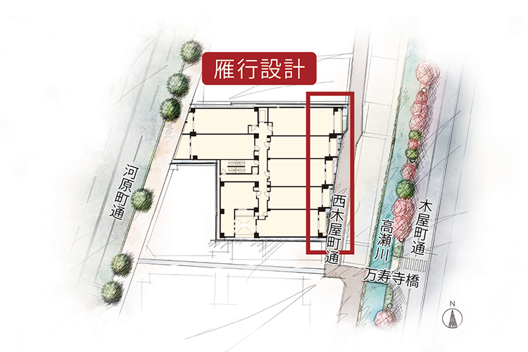 敷地配置図イラスト