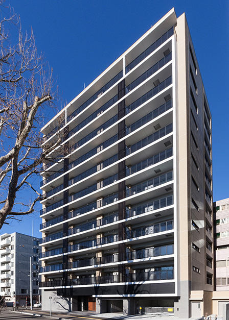 都心に隣接しながら開放感あふれる居住空間を実現
