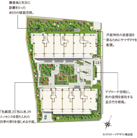 目指したのは、芦屋山手の景色との一体化