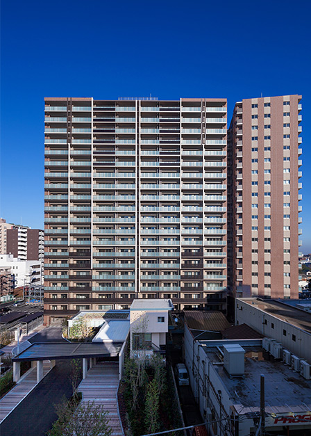 街に溶け込む共同住宅