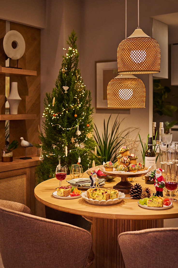 家族で楽しむクリスマスパーティー