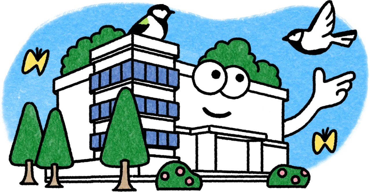シジュウカラがやってくるマンションになりたいと思った。