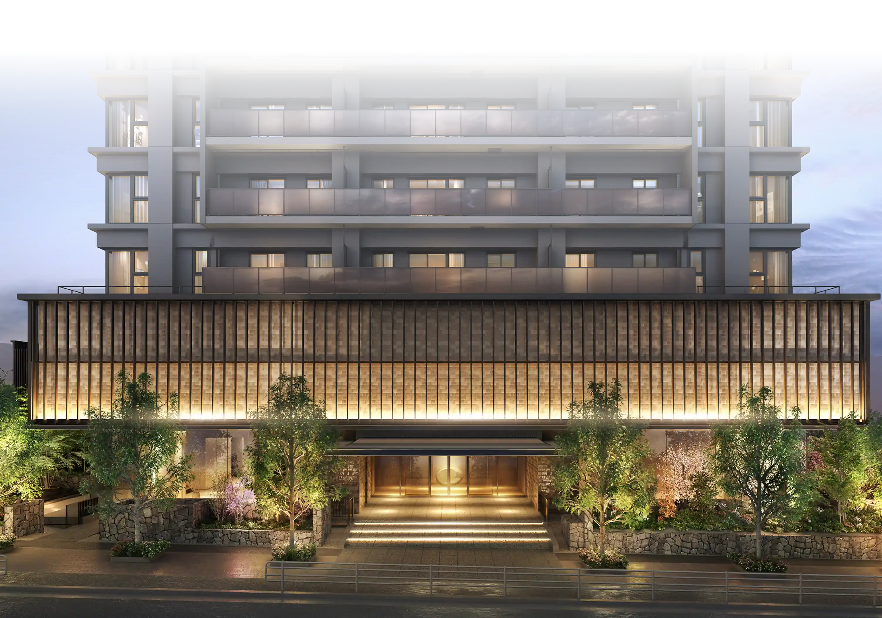 エントランスアプローチ完成予想CG