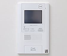 室内から来客を確認できるカラーモニター付住戸内インターホン