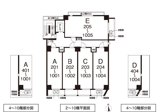 2階平面図