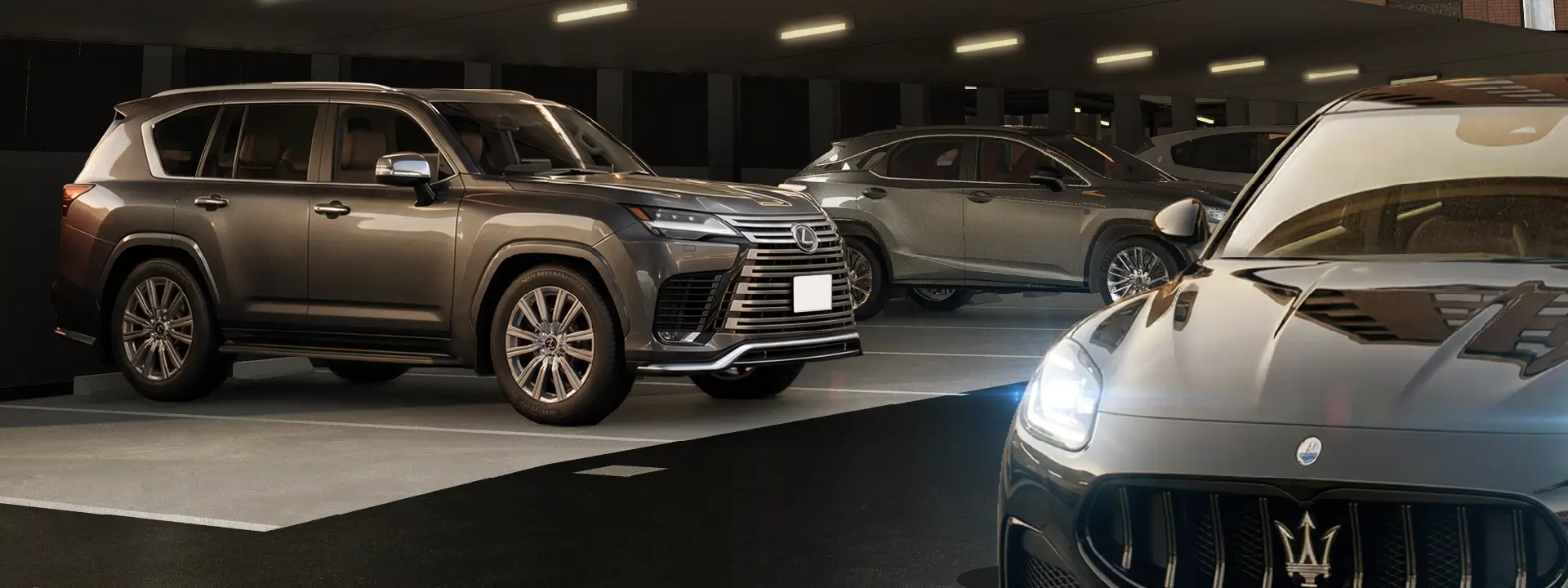 駐車場入口 完成予想CG