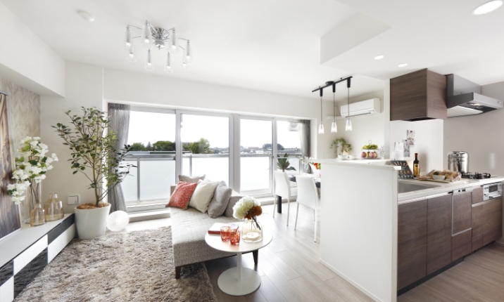 “ザ・パークハウス” に準じた仕様で、 美しく生まれ変わった室内。