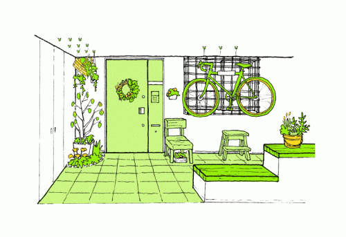 ポーチバルコニー ポーチバルコニー