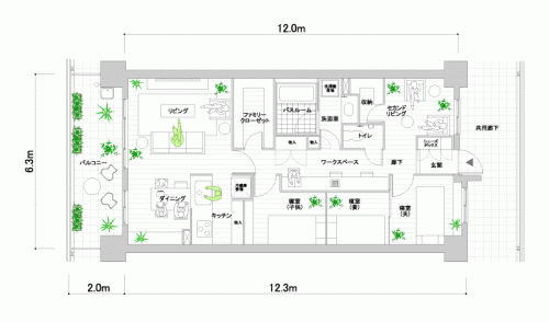 廊下ワークスペース 廊下ワークスペース