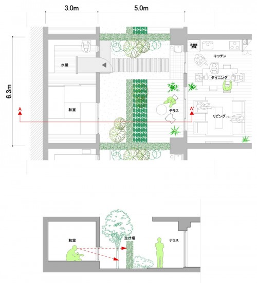 地下別棟(図面) 地下別棟(図面)