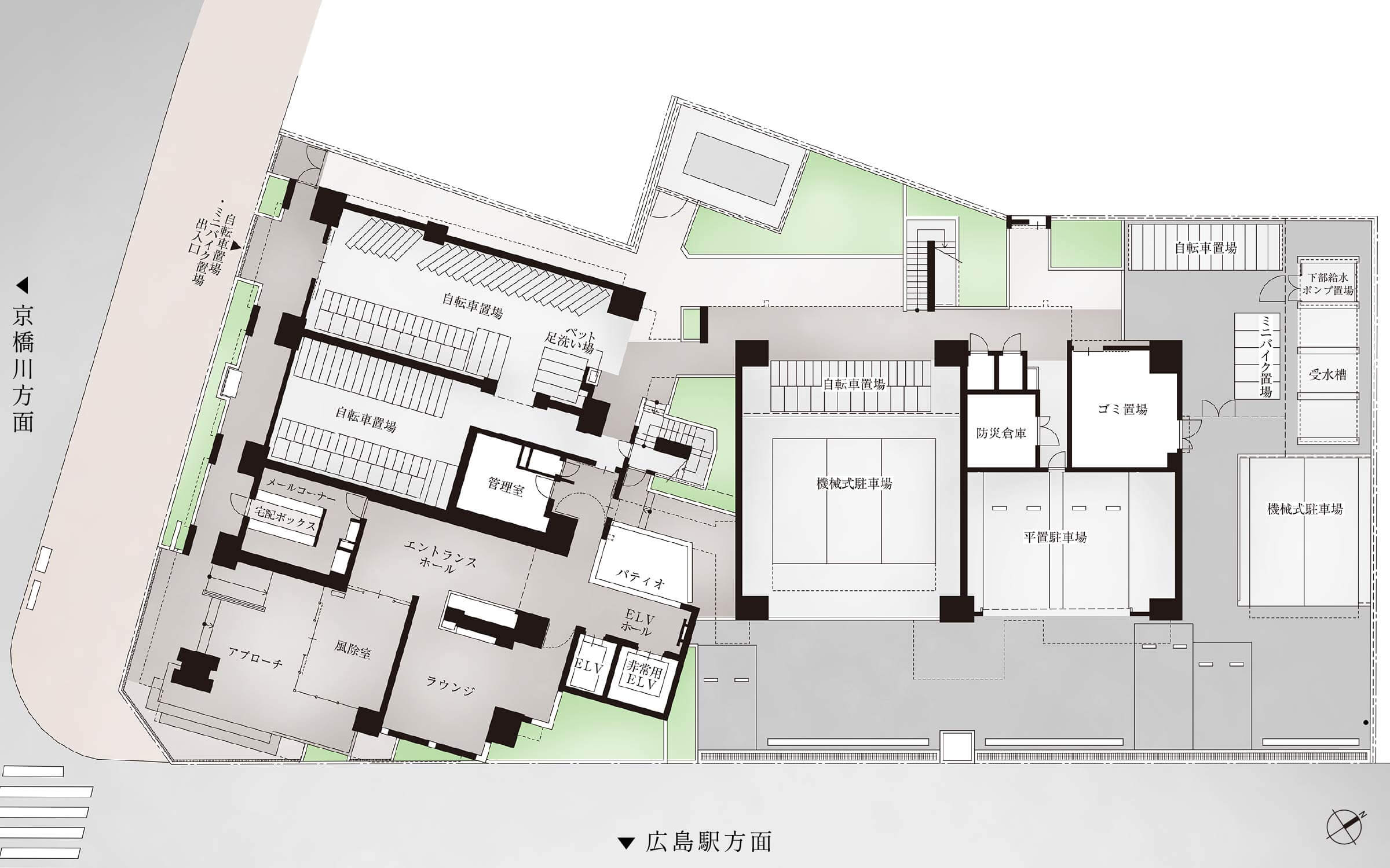 敷地配置図