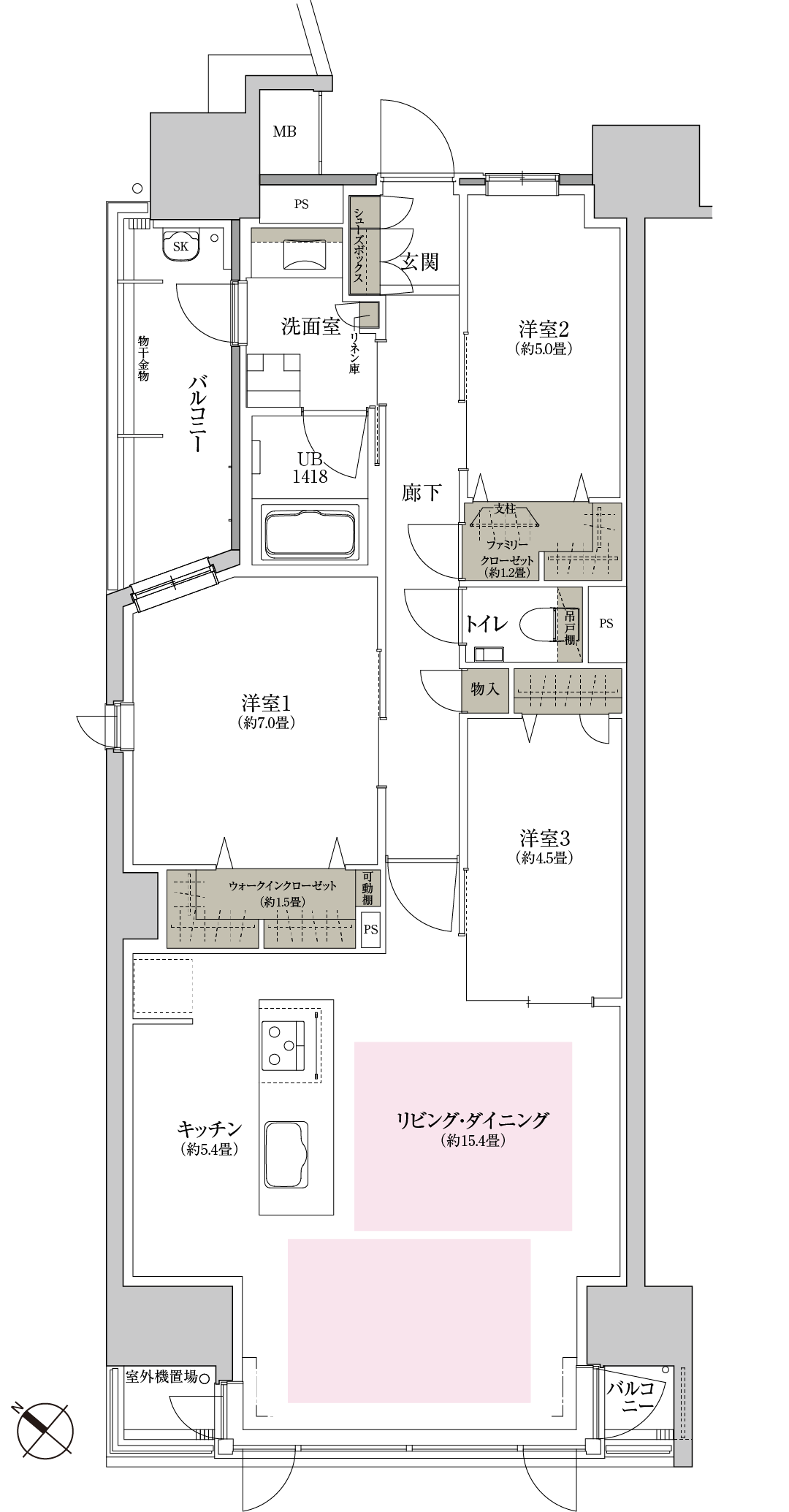 i type 間取り図