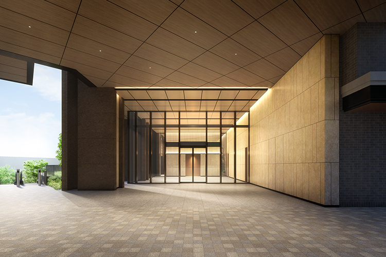 タワー棟 エントランス完成予想CG