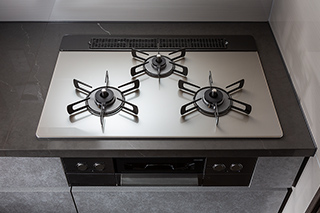 ガラストップコンロ