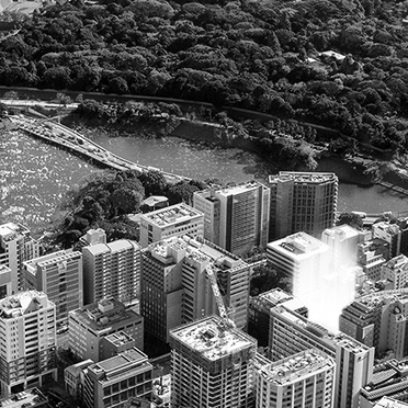 現地周辺航空写真